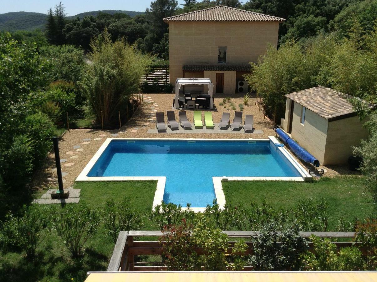 Villa La Charmeuse Fleurie Collias Exterior photo